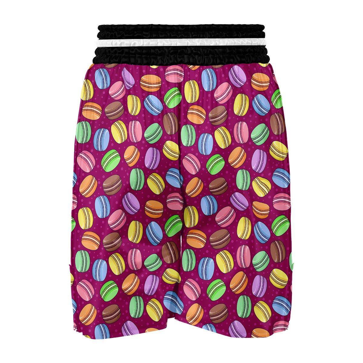 Macaron Sweet Print Pattern Boxing Shorts-grizzshop
