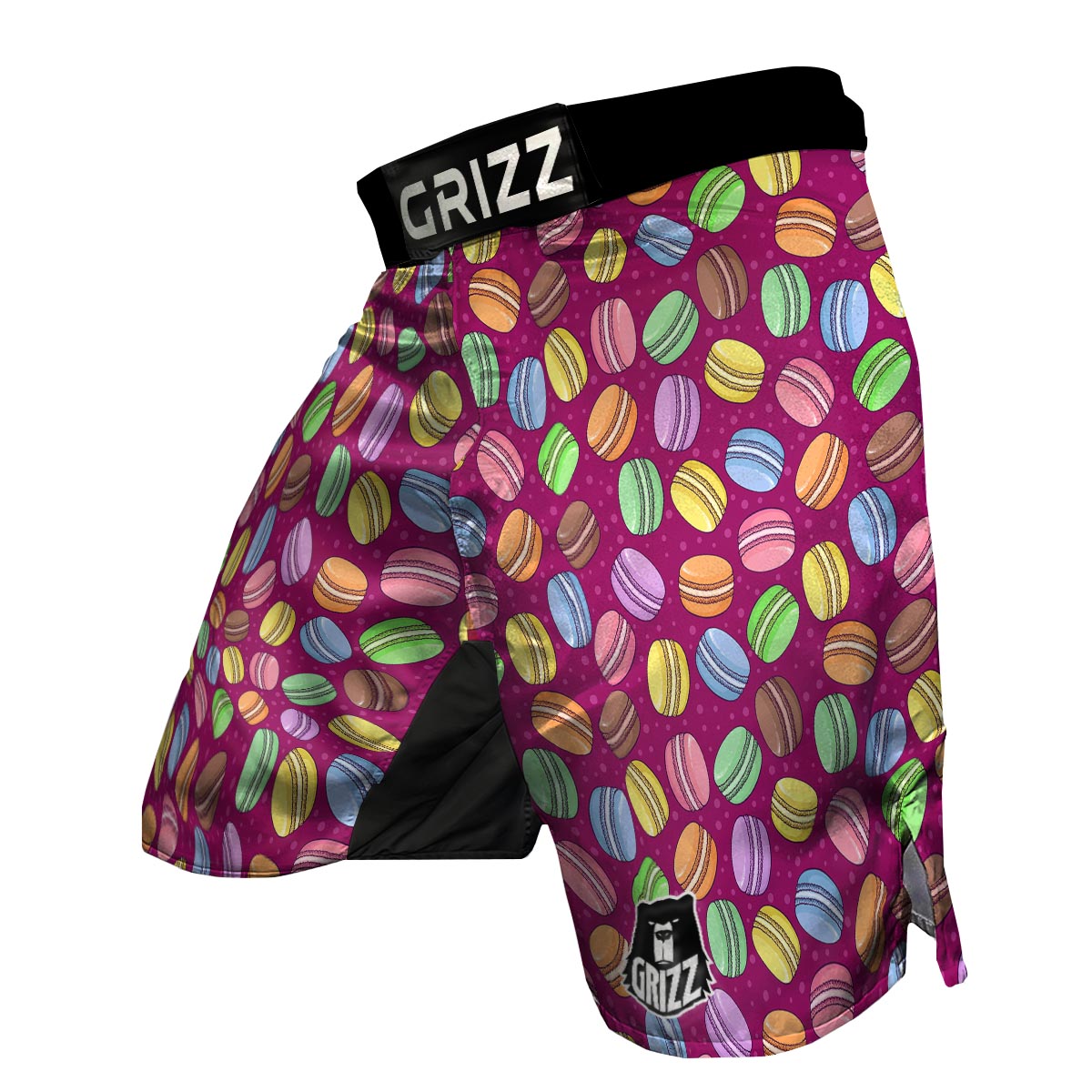 Macaron Sweet Print Pattern MMA Shorts-grizzshop