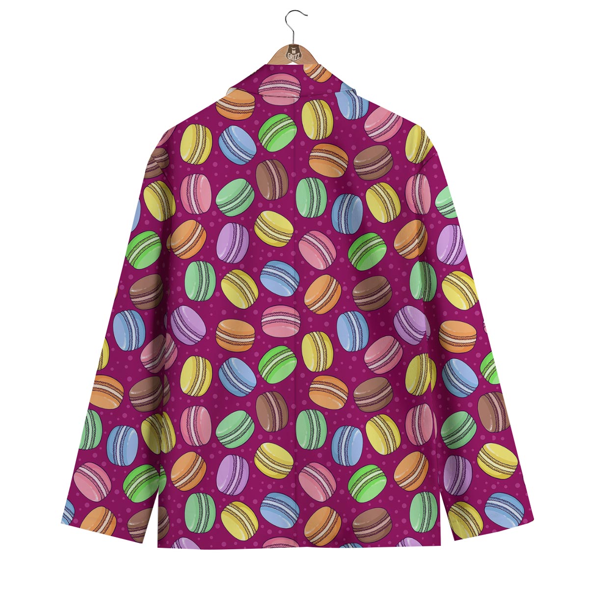 Macaron Sweet Print Pattern Men's Blazer-grizzshop