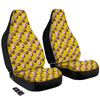 Macaron Yellow And Pink Print Pattern Car Seat Covers-grizzshop