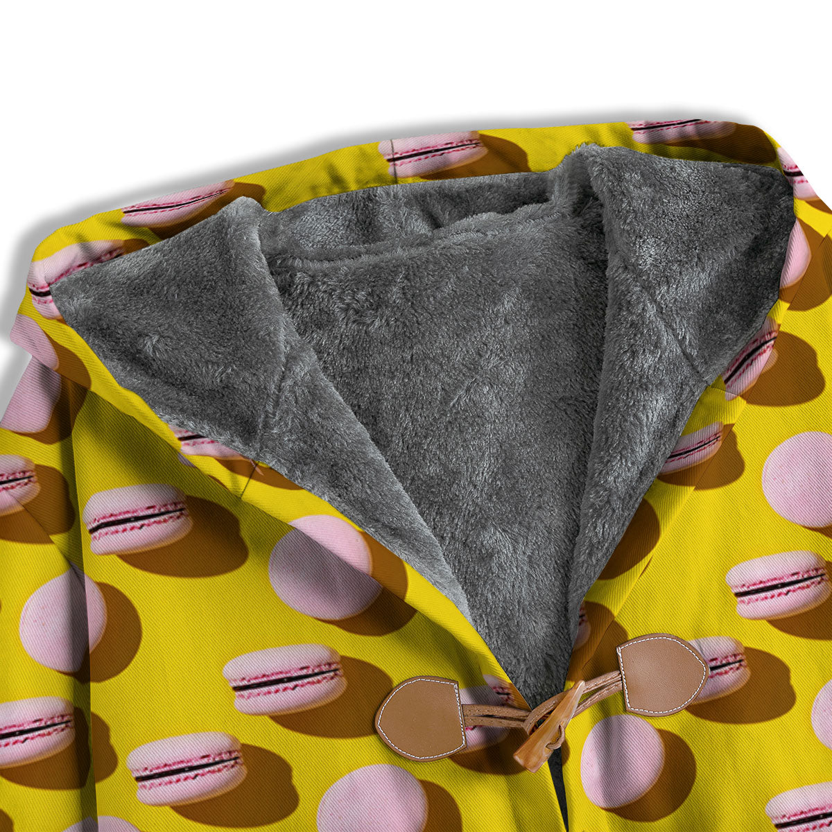 Macaron Yellow And Pink Print Pattern Men's Windbreaker Jacket-grizzshop
