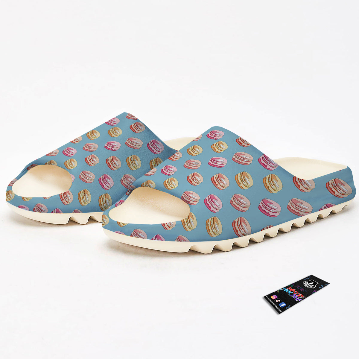 Macaron Cute Print Pattern Sandals-grizzshop