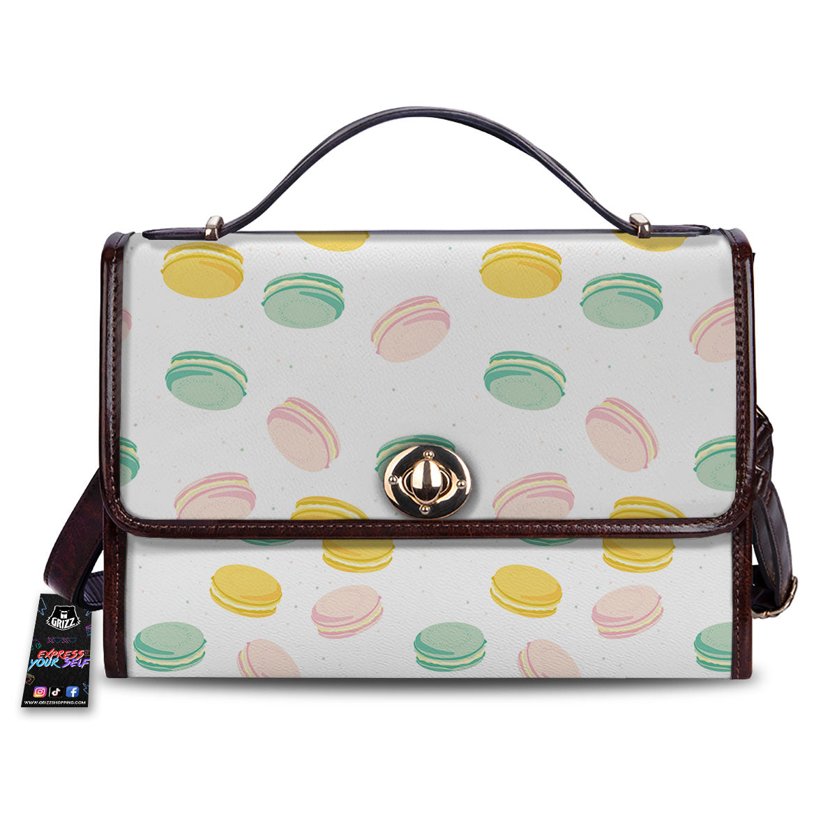 Macaron Pastel Print Pattern Women's Satchel Bag