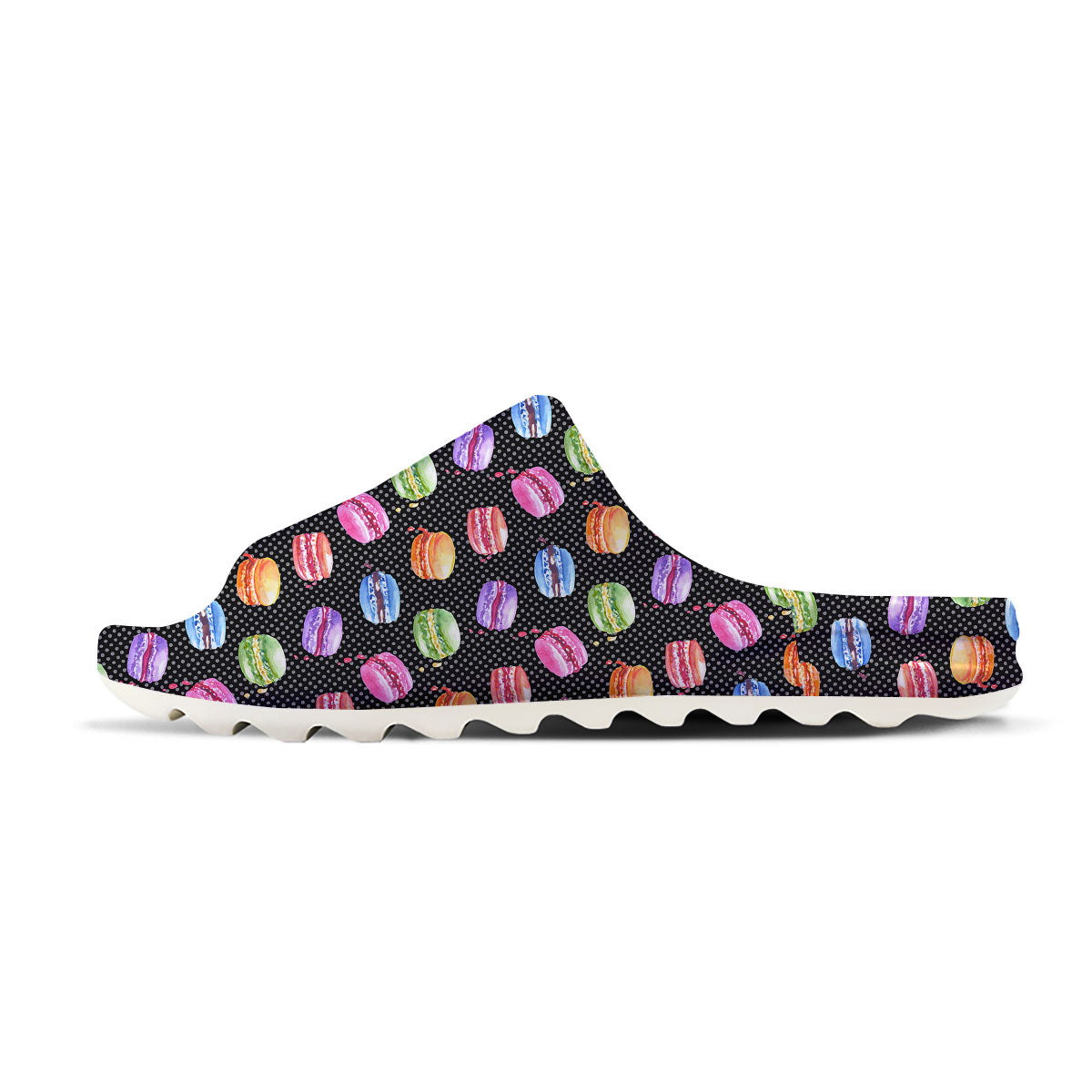 Macaron Polka Dot Print Pattern Sandals-grizzshop