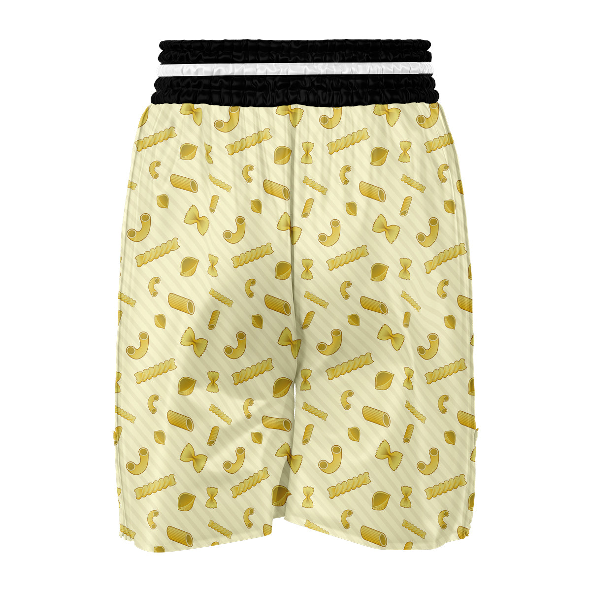 Macaroni Striped Print Pattern Boxing Shorts-grizzshop