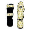 Macaroni Striped Print Pattern Muay Thai Shin Guards-grizzshop