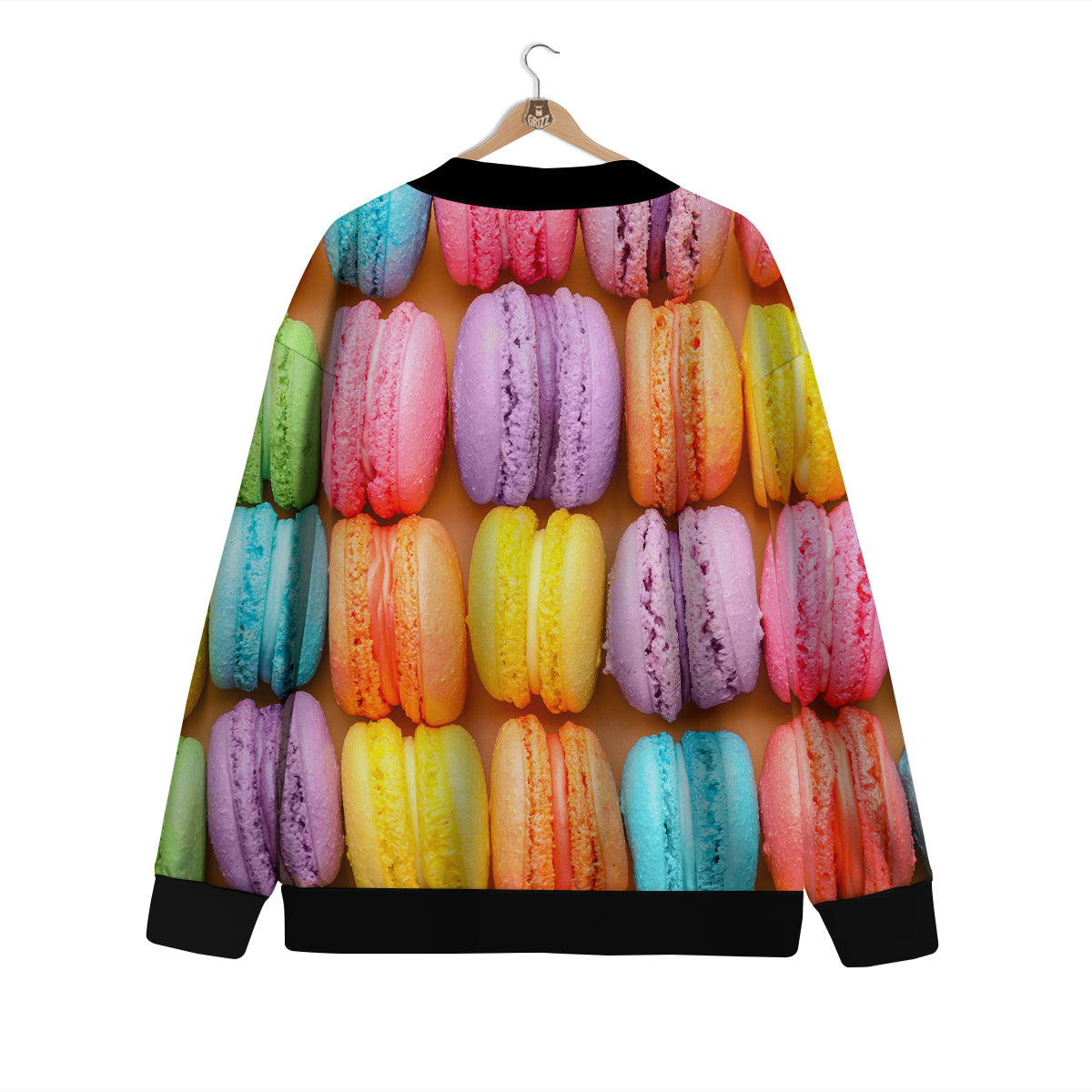 Macarons Colorful Print Cardigan-grizzshop