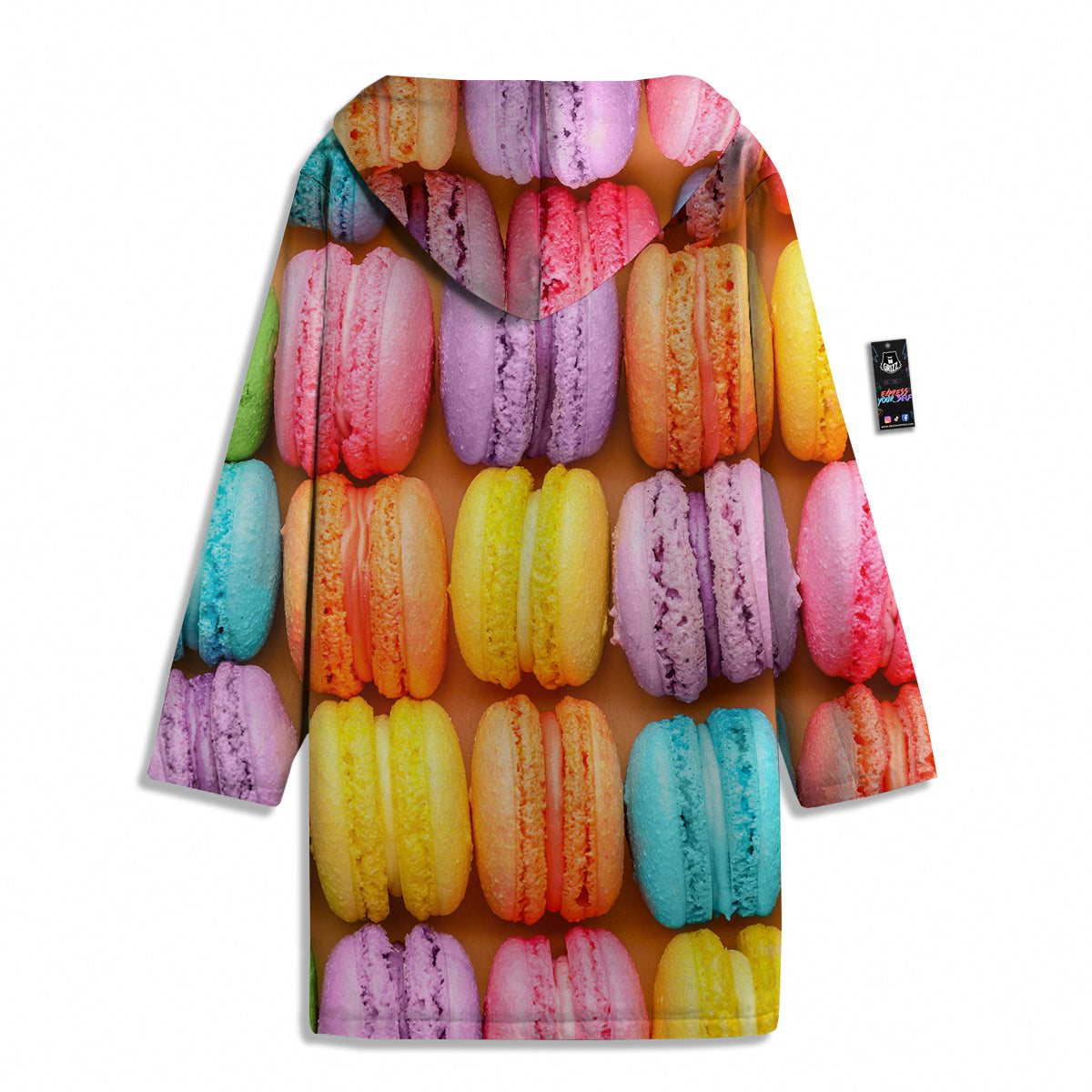 Macarons Colorful Print Men's Windbreaker Jacket-grizzshop