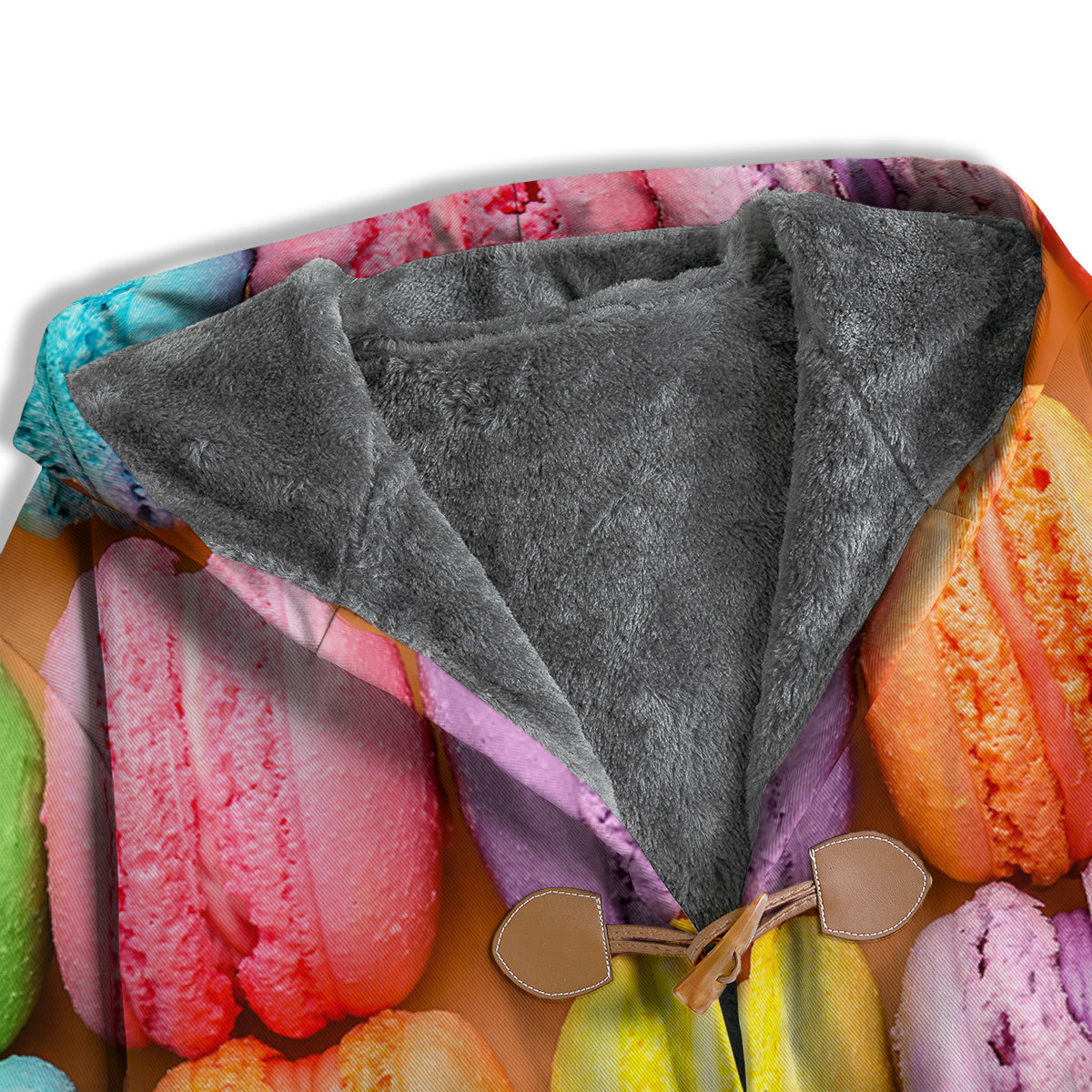 Macarons Colorful Print Men's Windbreaker Jacket-grizzshop