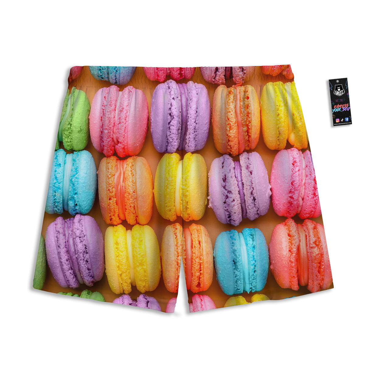 Knot Fire Celtic Print Mesh Shorts