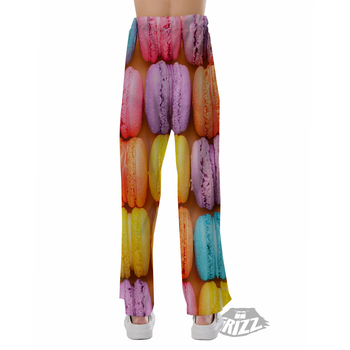 Macarons Colorful Print Pajama Pants-grizzshop