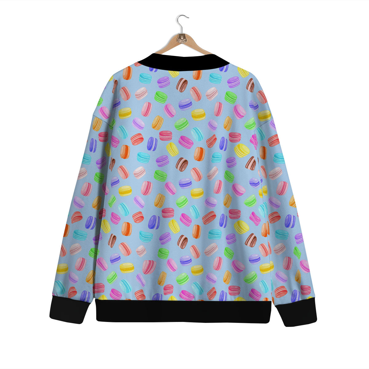 Macarons Colorful Print Pattern Cardigan-grizzshop