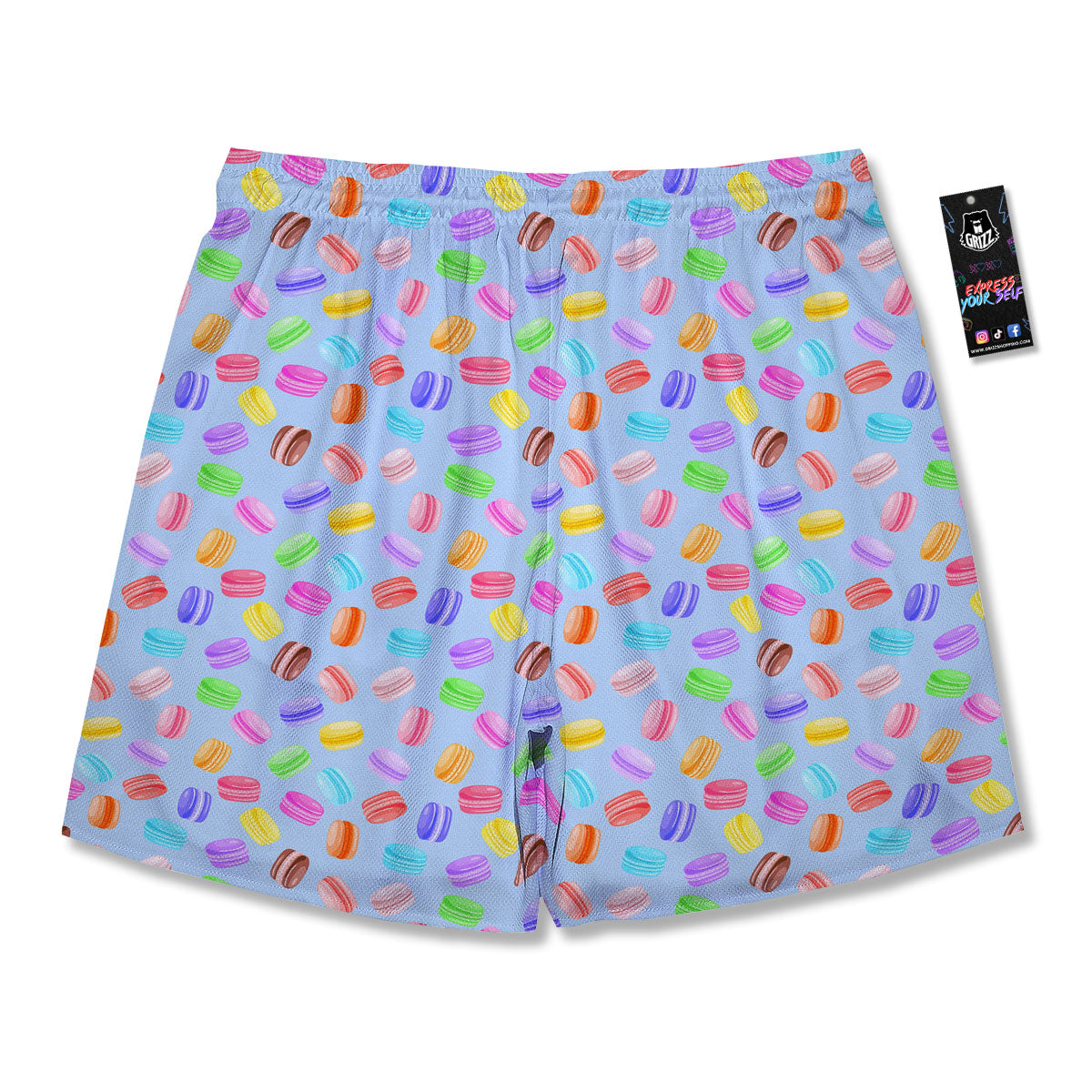 Macarons Colorful Print Pattern Men's Running Shorts-grizzshop