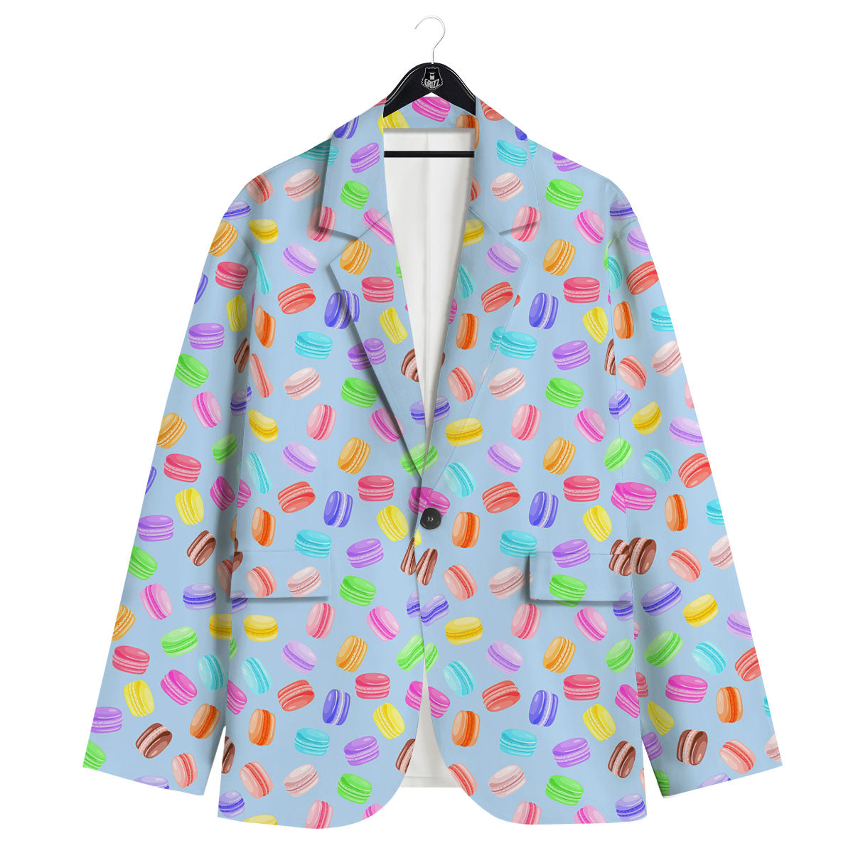 Macarons Colorful Print Pattern Men's Sport Coat-grizzshop