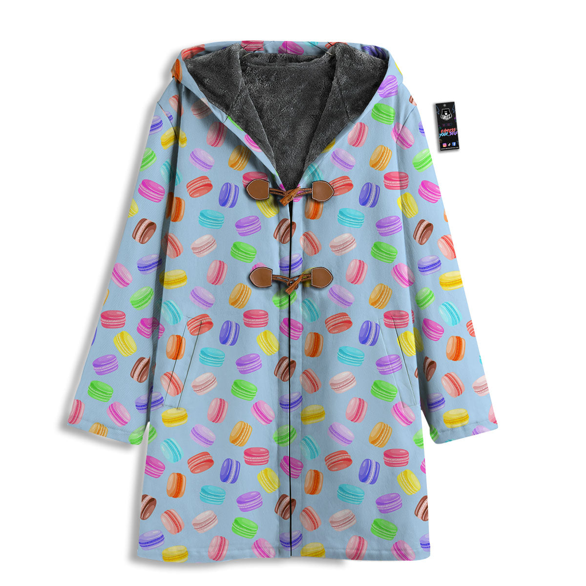 Macarons Colorful Print Pattern Men's Windbreaker Jacket-grizzshop
