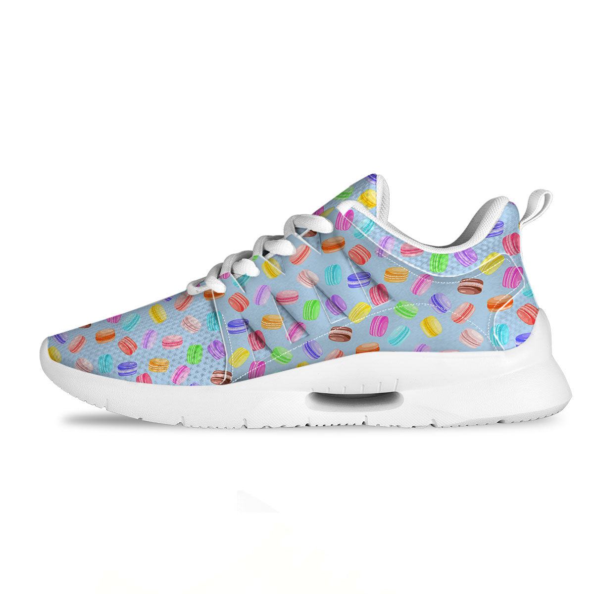 Macarons Colorful Print Pattern Tennis Shoes-grizzshop