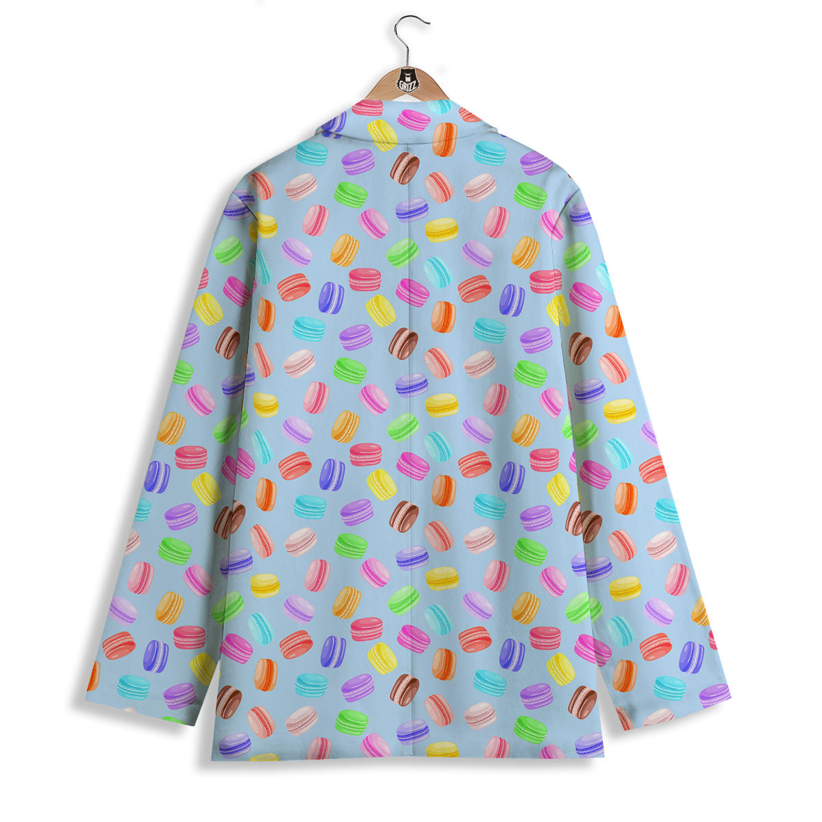 Macarons Colorful Print Pattern Women's Blazer-grizzshop