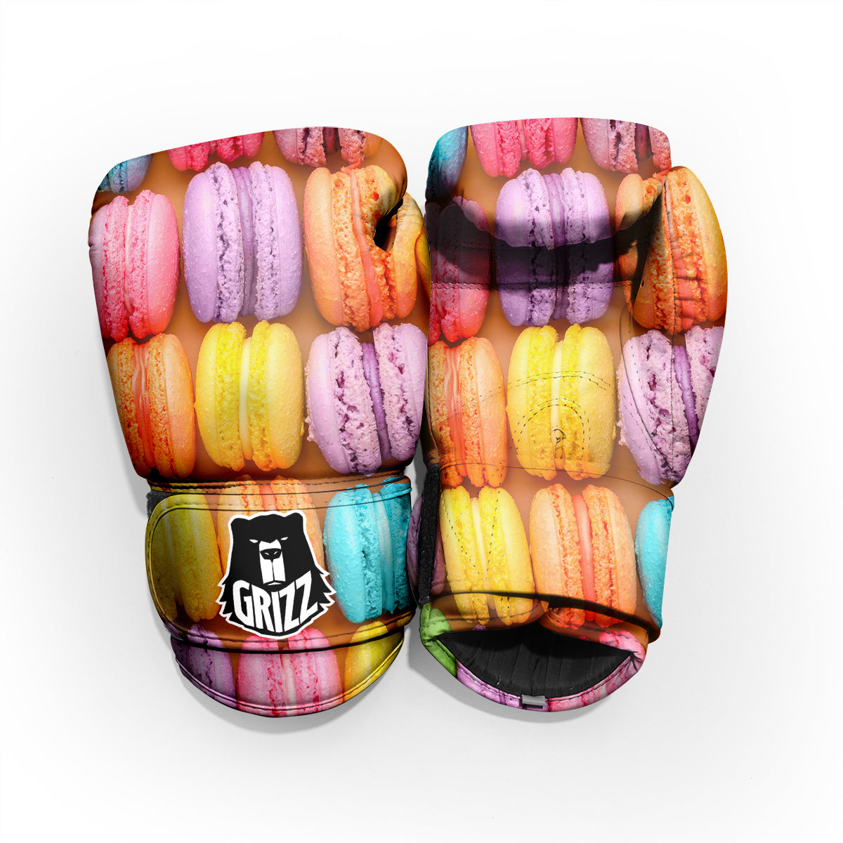 Macarons Colorful Print Pro Boxing Glove