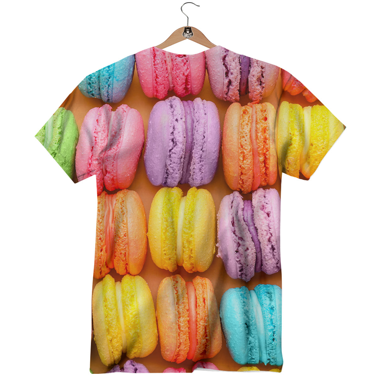 Macarons Colorful Print T-Shirt-grizzshop