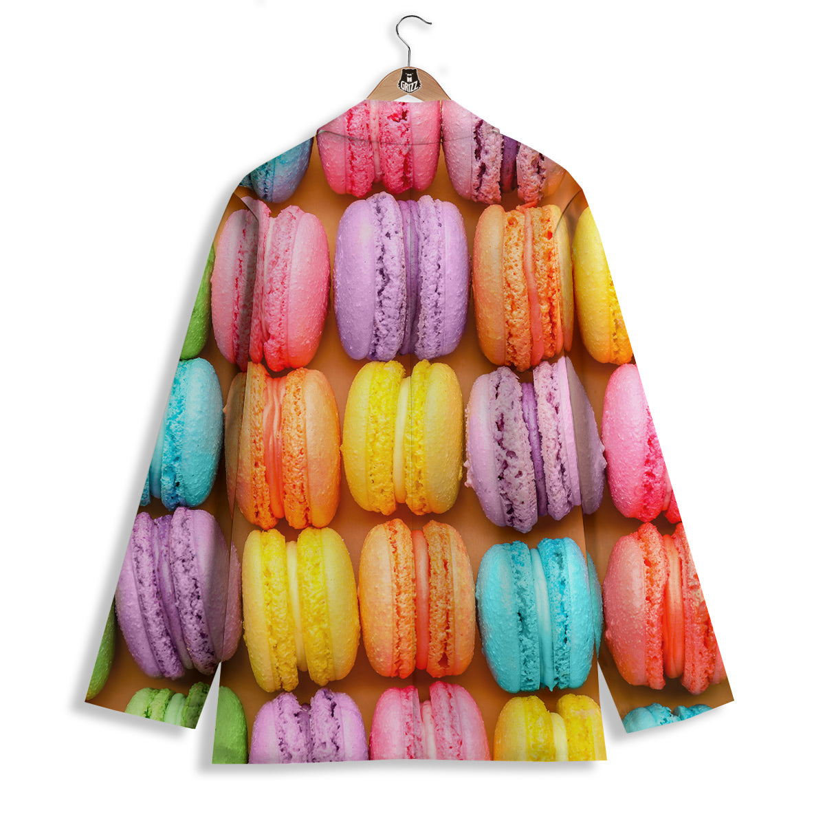 Macarons Colorful Print Women's Blazer-grizzshop
