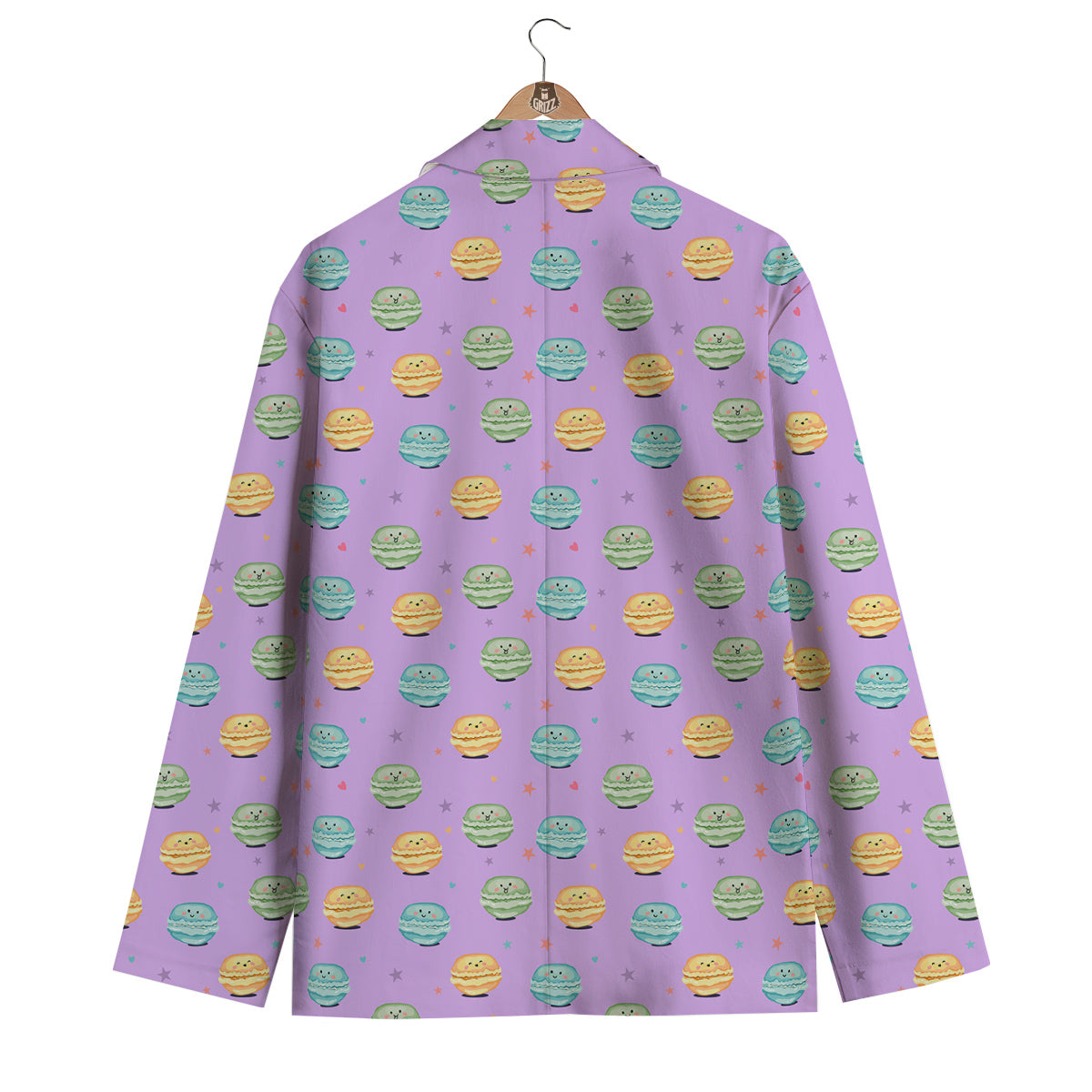 Macarons Cute Print Pattern Men's Blazer-grizzshop