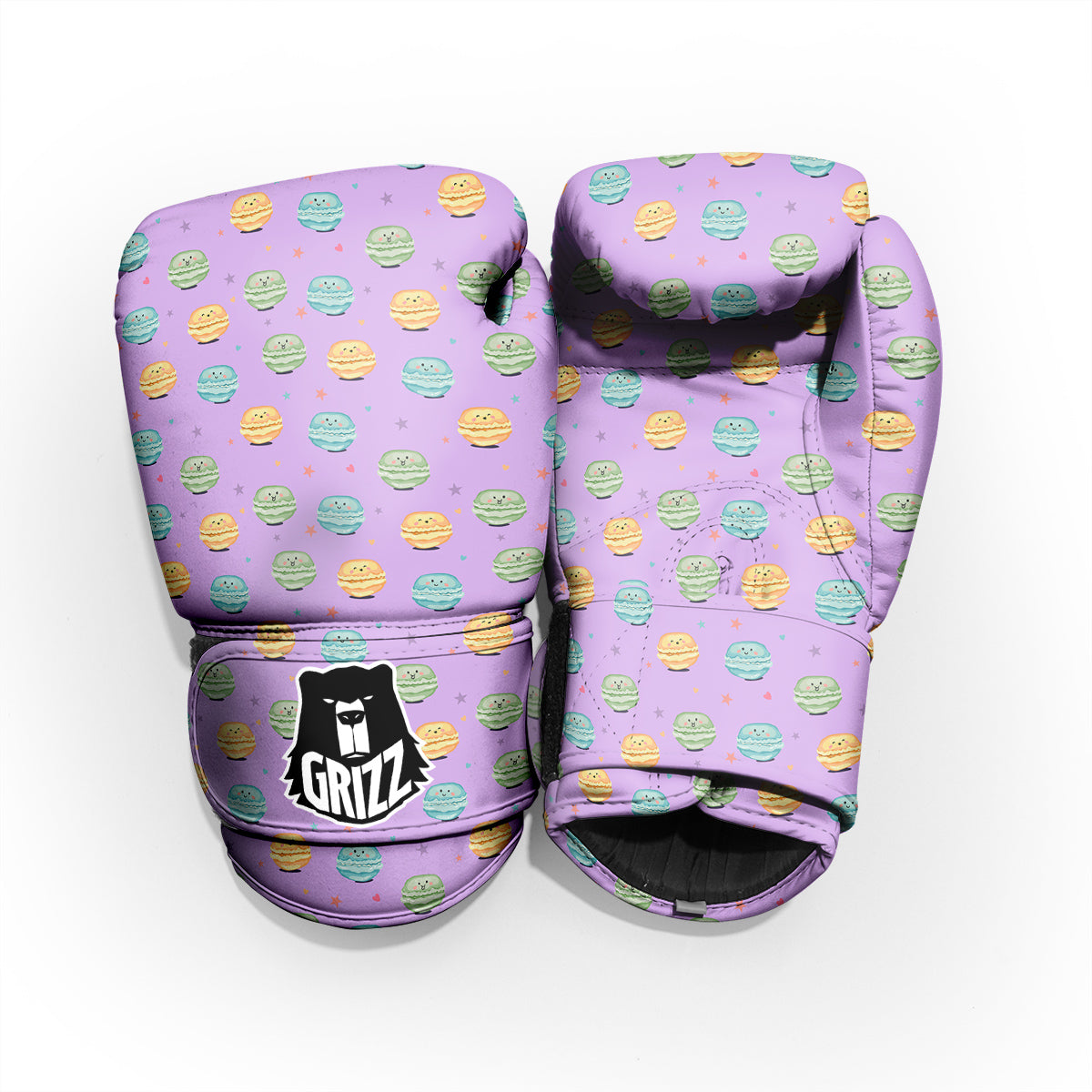 Macarons Cute Print Pattern Pro Boxing Glove