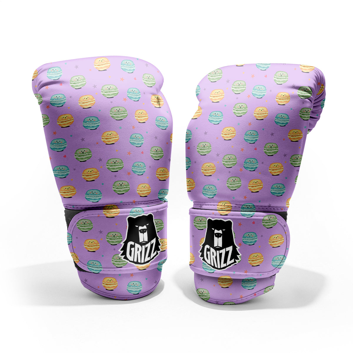 Macarons Cute Print Pattern Pro Boxing Glove
