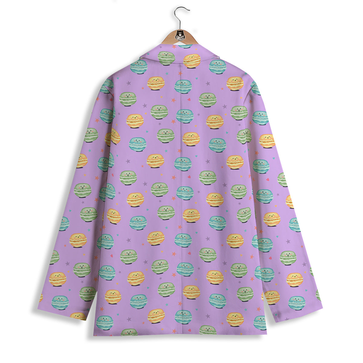 Macarons Cute Print Pattern Women's Blazer-grizzshop