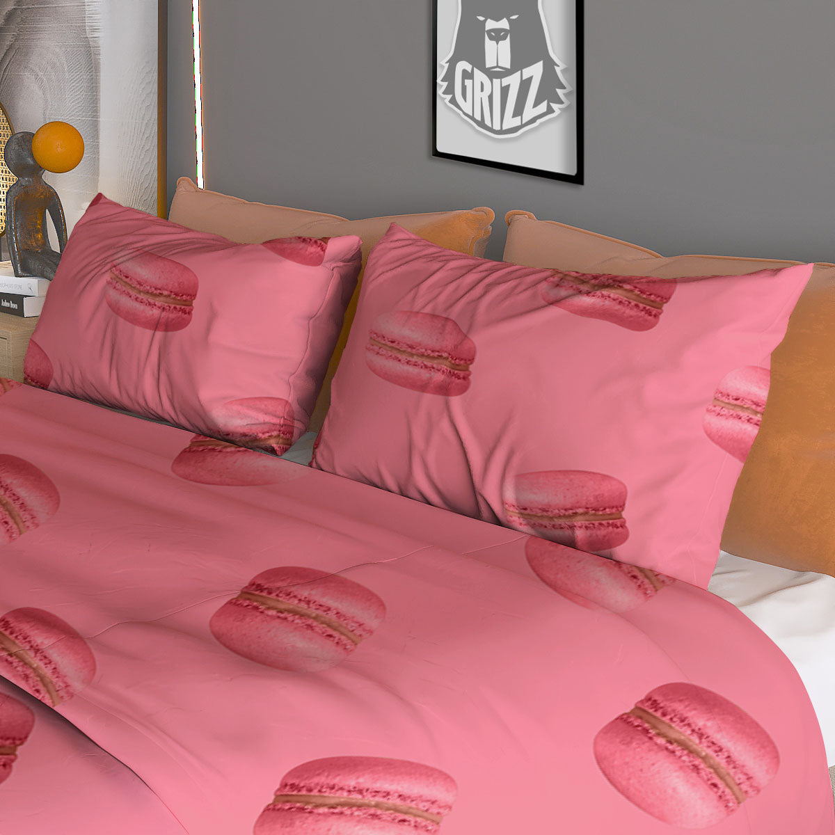Marble White Gold Print Pattern Duvet Cover Bedding Set