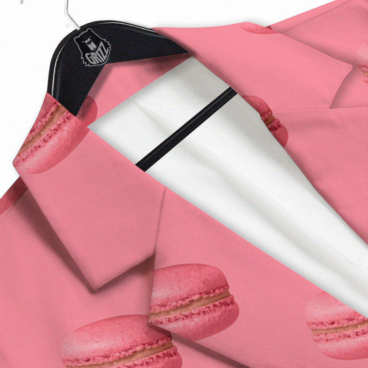 Macarons Pink Print Pattern Men's Sport Coat-grizzshop