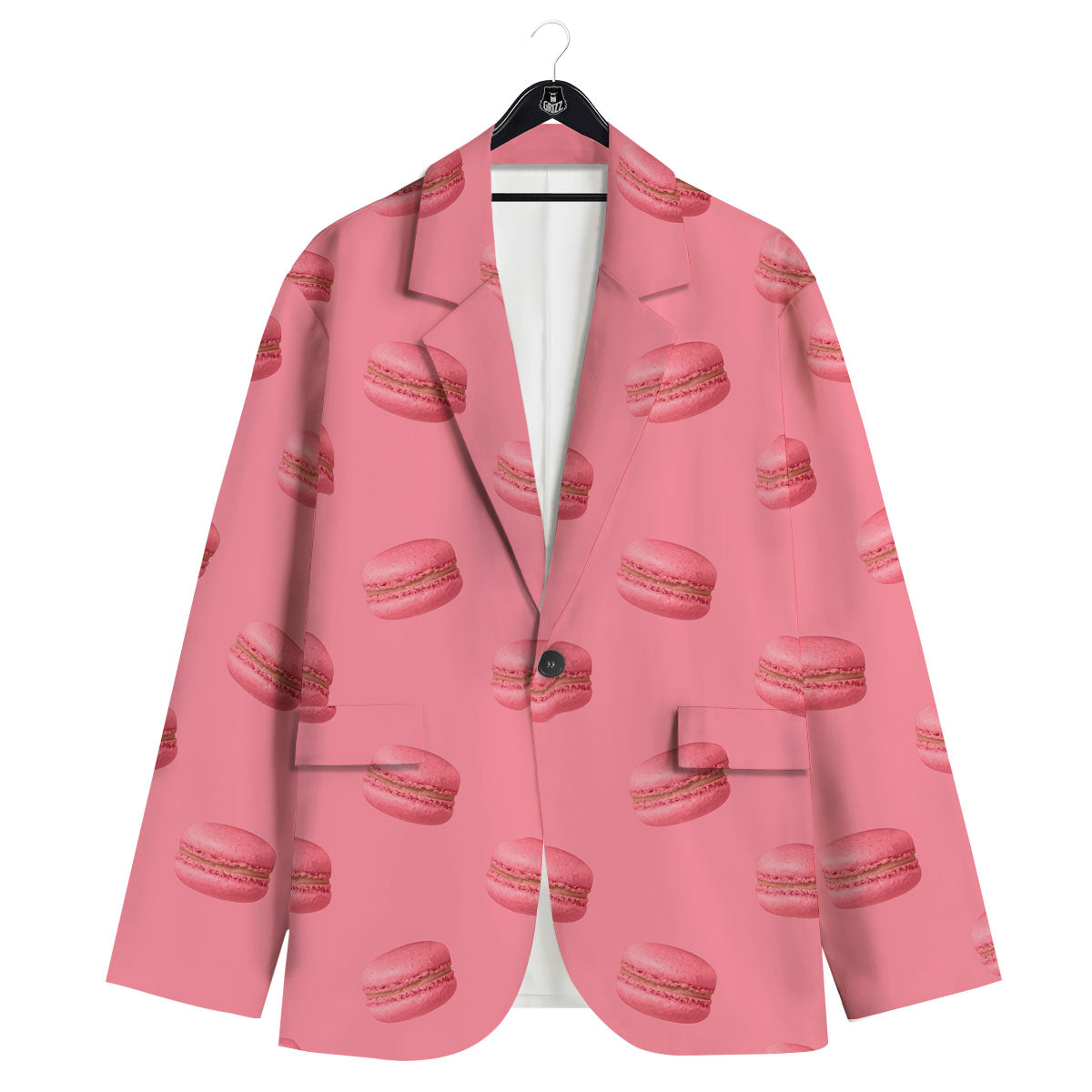 Macarons Pink Print Pattern Men's Sport Coat-grizzshop