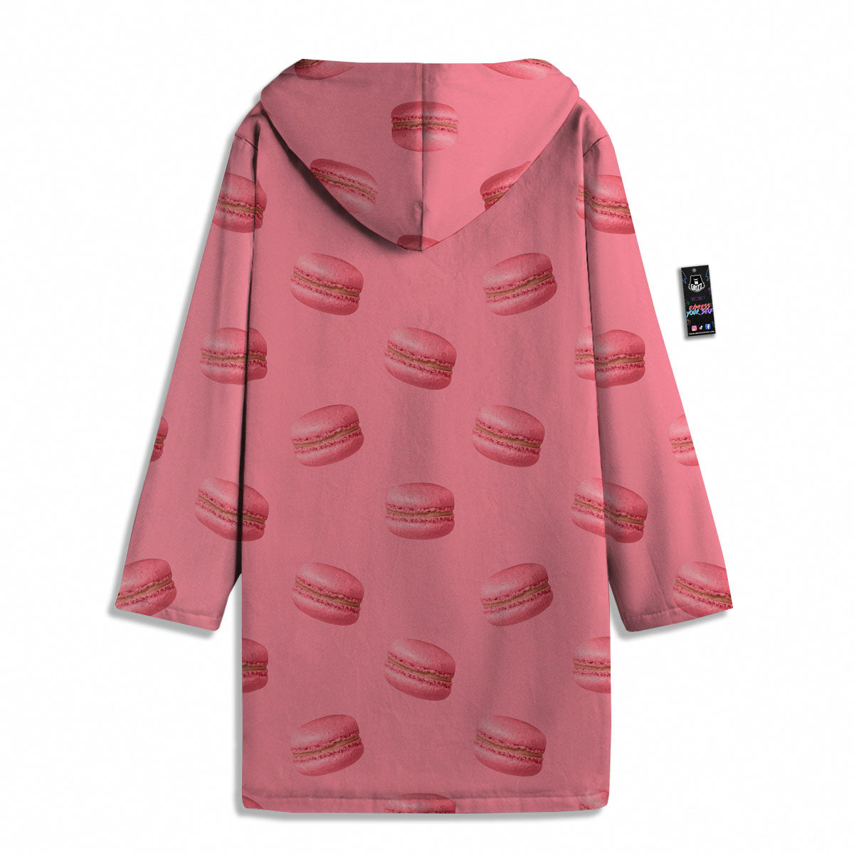 Macarons Pink Print Pattern Men's Windbreaker Jacket-grizzshop