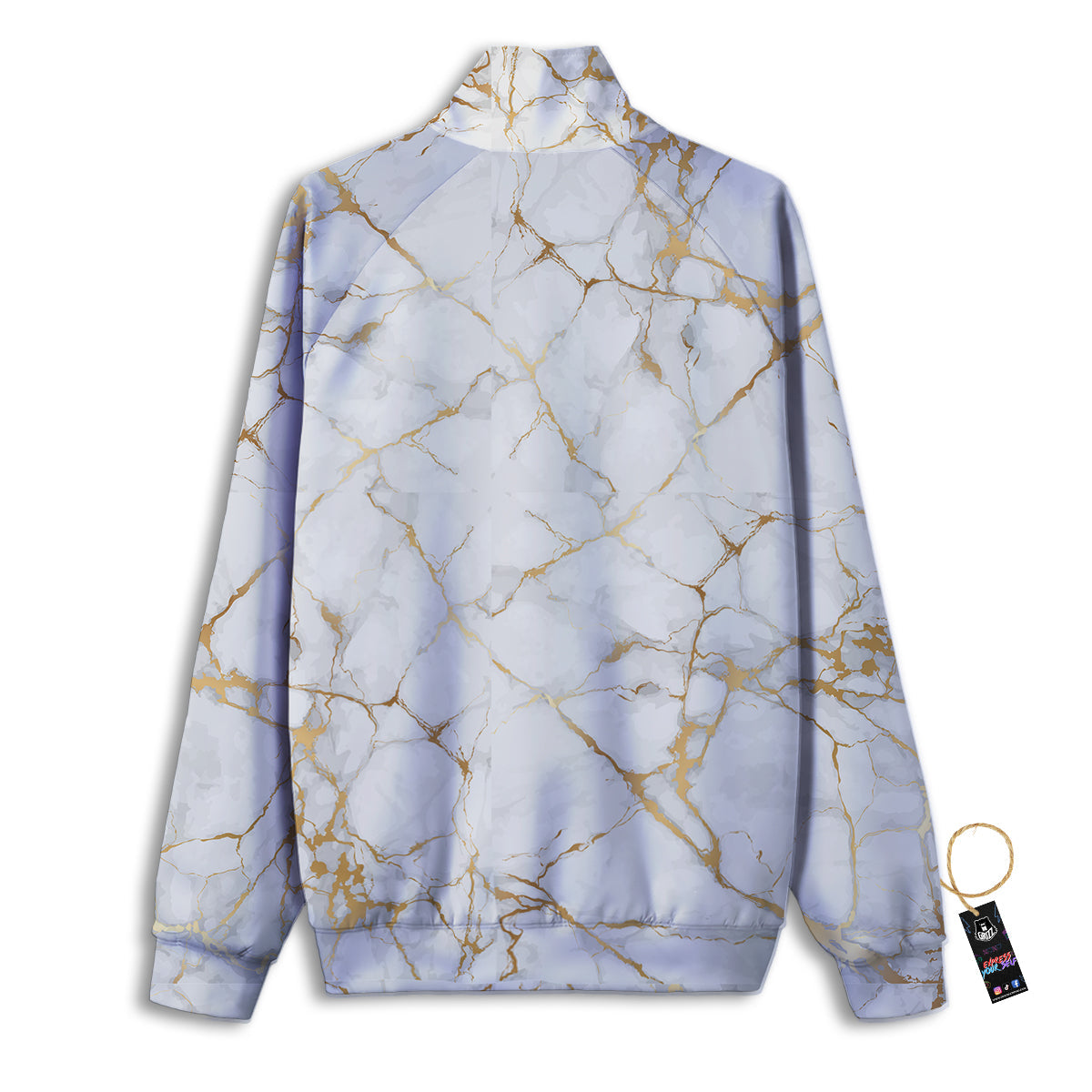 Macarons Pink Print Pattern Track Jacket-grizzshop