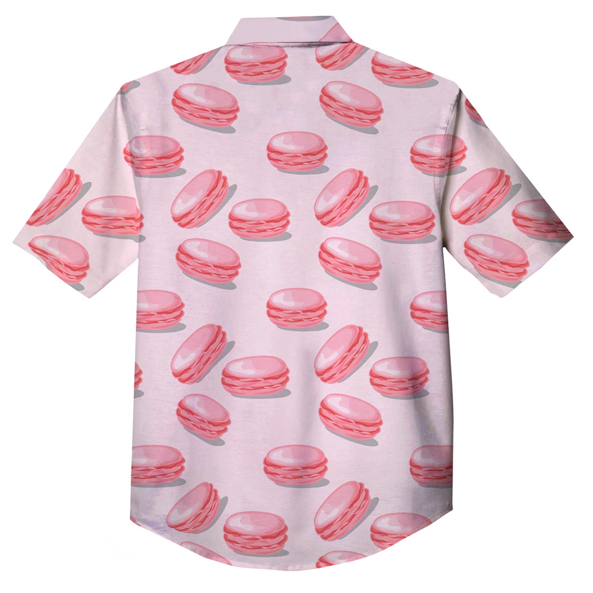 Macarons Sweet Print Pattern Button Up Shirt-grizzshop