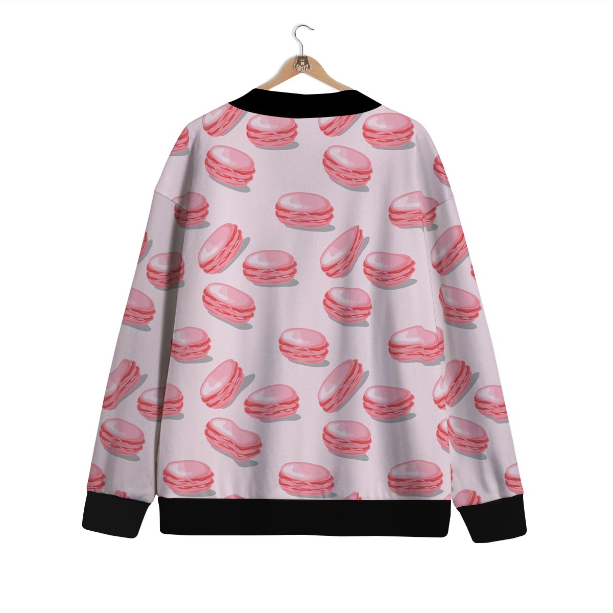 Macarons Sweet Print Pattern Cardigan-grizzshop