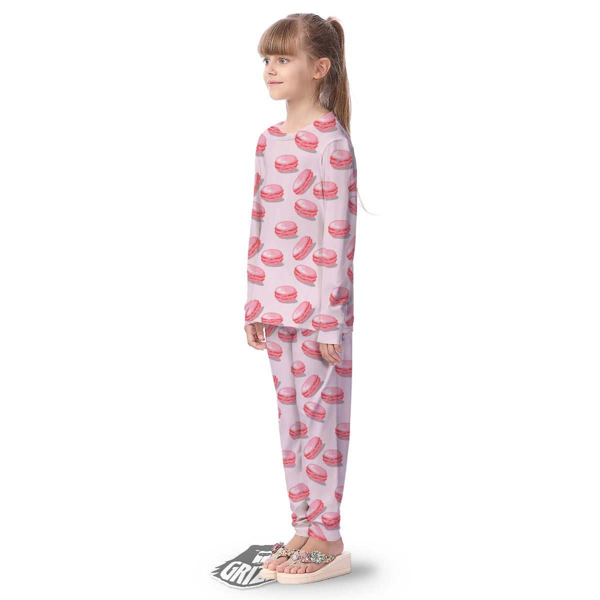Macarons Sweet Print Pattern Kid's Pajamas-grizzshop