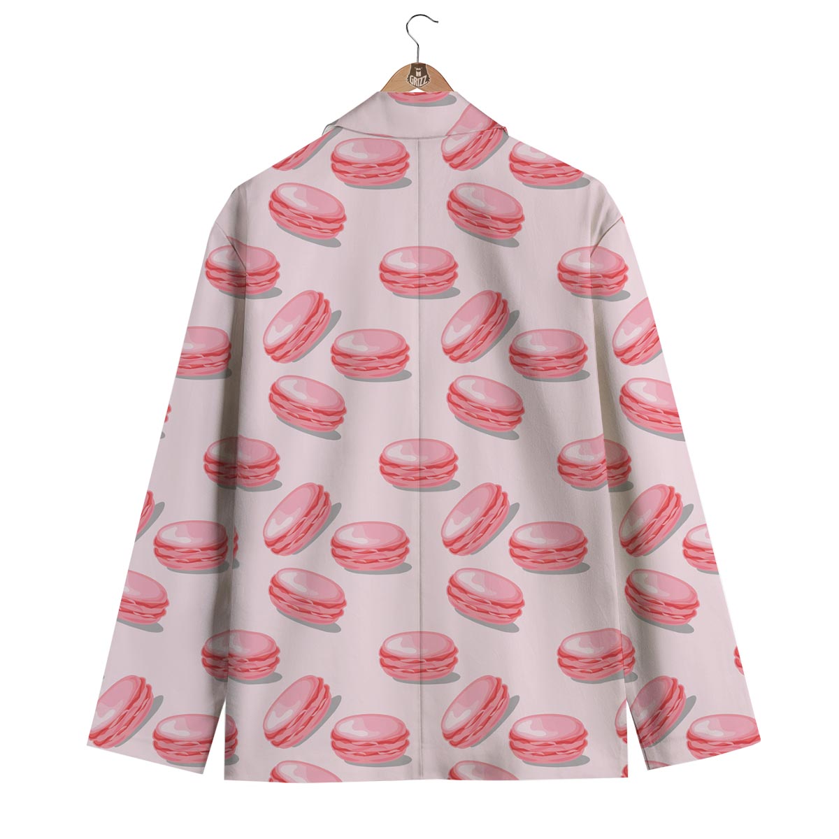 Macarons Sweet Print Pattern Men's Blazer-grizzshop