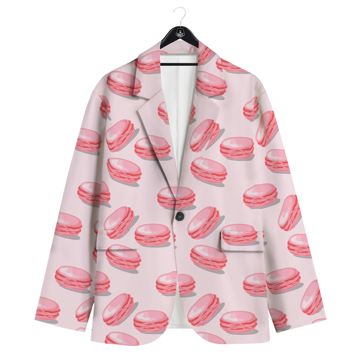 Macarons Sweet Print Pattern Men's Sport Coat-grizzshop