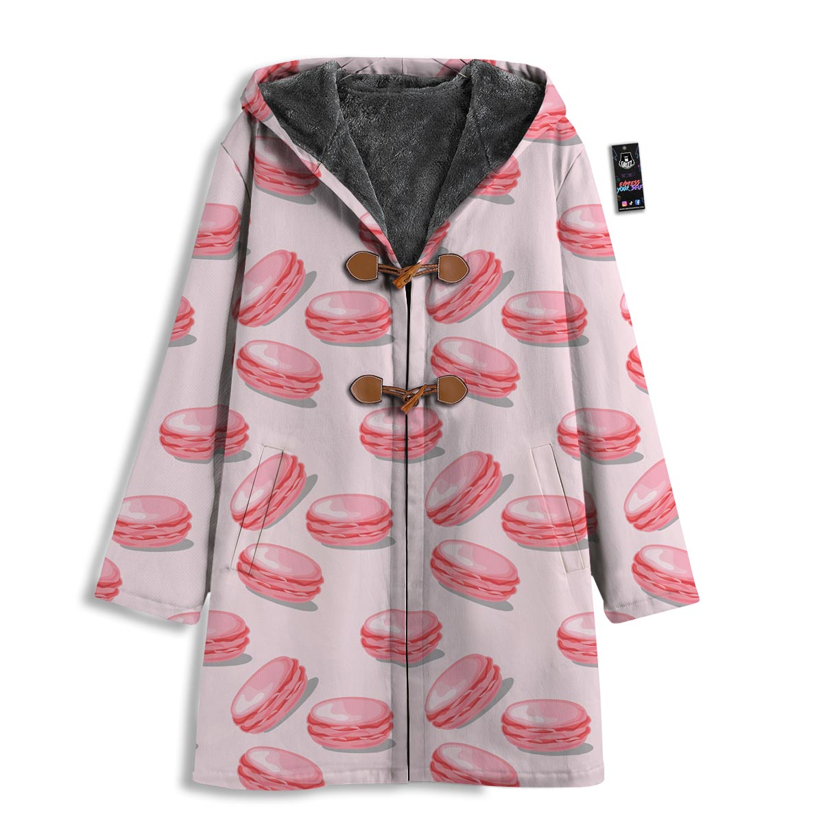 Macarons Sweet Print Pattern Men's Windbreaker Jacket-grizzshop