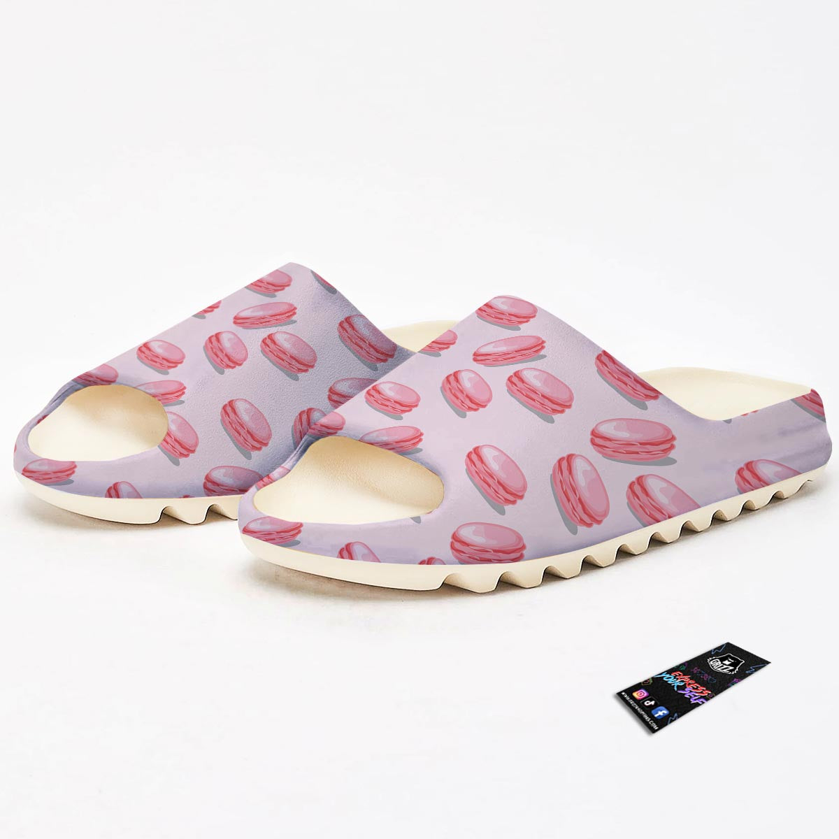 Macarons Sweet Print Pattern Sandals-grizzshop