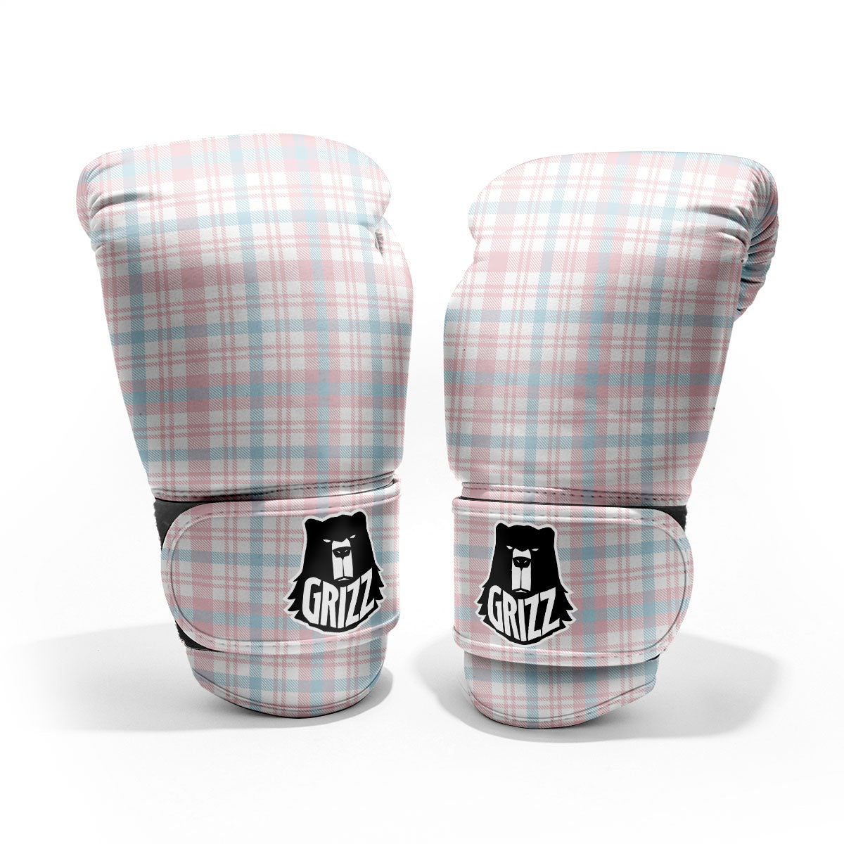 Madras Pastel Print Pattern Pro Boxing Glove