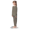 Madras Plaid Christmas Print Kid's Pajamas-grizzshop