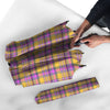 Madras Plaid Orange And Purple Print Pattern Umbrella-grizzshop