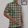 Madras Plaid Christmas Print Untucked Shirts-grizzshop