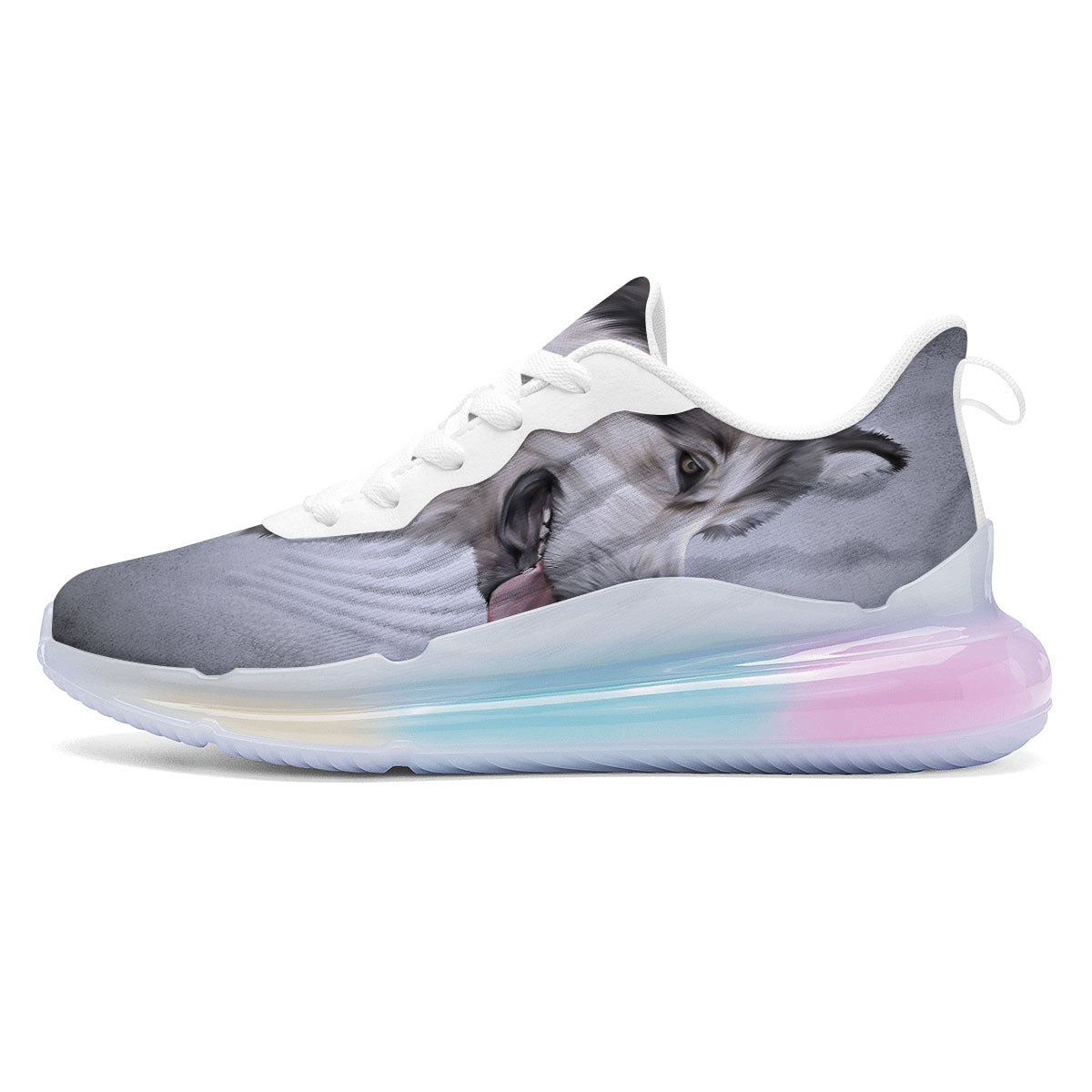 Malamute Alaskan Vintage Print Running Sneakers-grizzshop