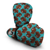 Mammoth Blue Pattern Print Boxing Gloves-grizzshop