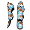 Mammoth Ice Age Pattern Print Muay Thai Shin Guards-grizzshop