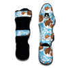 Mammoth Ice Age Pattern Print Muay Thai Shin Guards-grizzshop