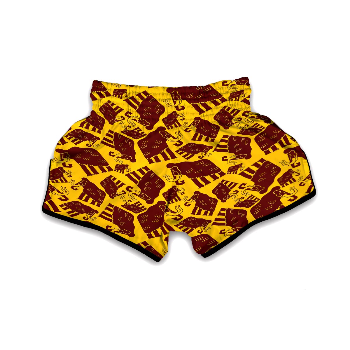 Mammoth Pattern Print Muay Thai Boxing Shorts-grizzshop