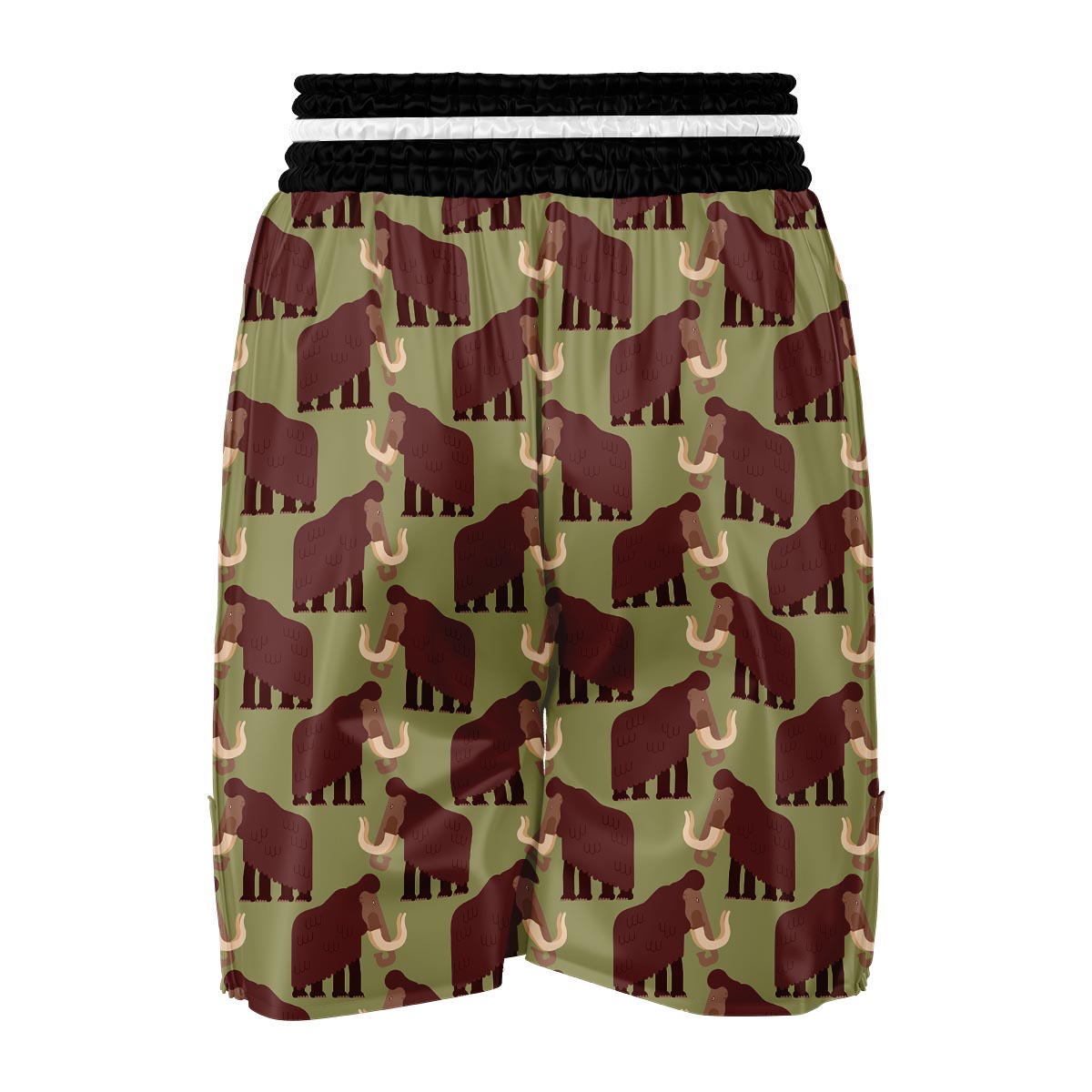 Mammoth Print Pattern Boxing Shorts-grizzshop
